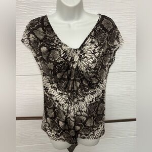 PTP 18" Like new Michael Kors snake print sleeveless top size medium